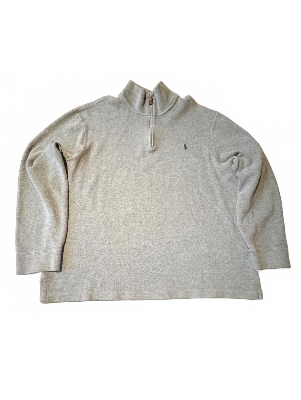 Cotton quarter-zip pullover sweater, Polo by Ralph Lauren